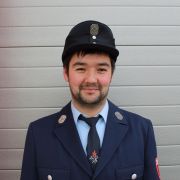 Steffen Bäuerlein, stellvertretender Kommandant der Freiwilligen Feuerwehr Gerach